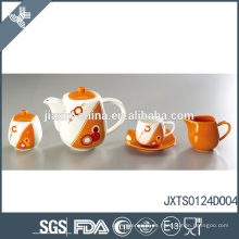 Hübsche beste Qualität Hitzebeständige Keramik-Kanister Tee Kaffee Zucker Set